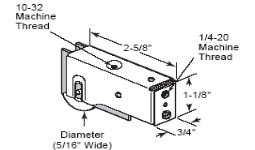 J13135-1.25 Patio Door Roller
