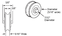 J131972 Patio Door Roller